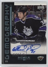 2006-07 Upper Deck Black Diamond Gemography Mark Parrish #G-MP Auto 3y4