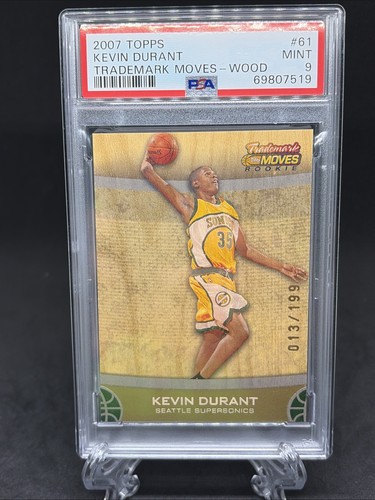 Kevin Durant #61 2007 Topps Trademark Moves card