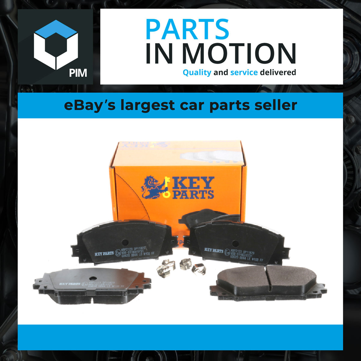 Brake Pads Set Front KBP2123 Key Parts 044650W140 044650W141 0446547070 Quality