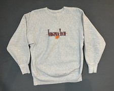 Vtg Champion Reverse Weave Virginia Tech Hokies Sweatshirt Made in USA Size XL