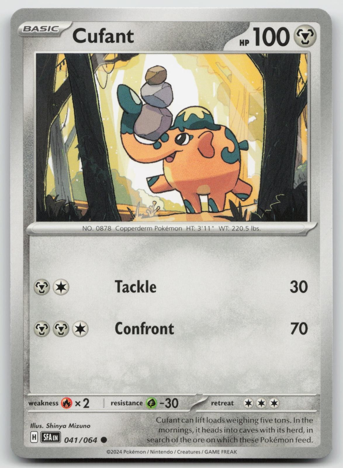 Cufant 041/064 Shrouded Fable Common Pokemon NM/M