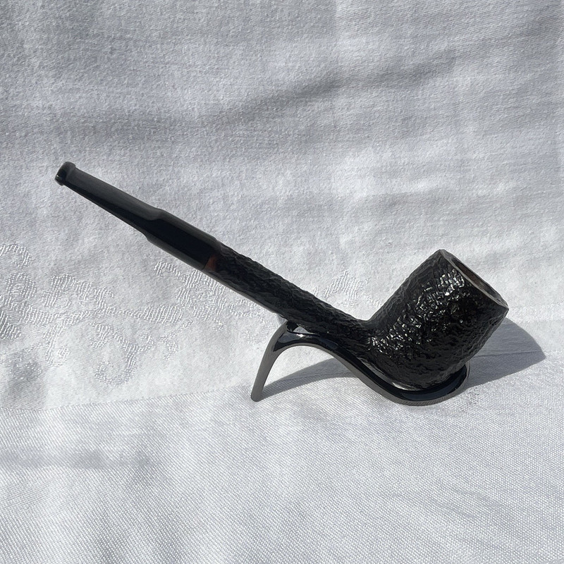 Charatan's Make London England Rusticated Poker Tobacco Pipe 4402