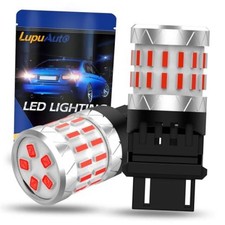 3157 3156 LED Bulbs Red for Tail Brake Backup Turn Signal Lights, 2PCS