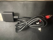 Genuine Official OEM Microsoft XBOX 360 S Slim Composite AV Audio Video Cable