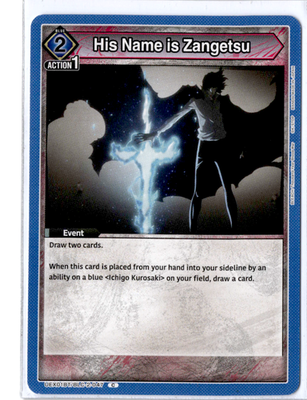 #ad #ad His Name is Zangetsu UEX01BT BLC 2 047 Union Arena Bleach Vol. 2 $1.69