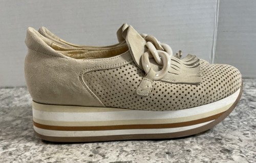 Softwaves CADIE Tan Cream Color Platform Sneakers Size EU 37 US 6 1/2 - 7
