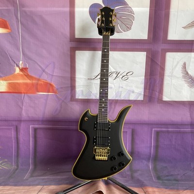 Custom BC Mockingbird Electric Guitar Jake Pitts Black Body FR