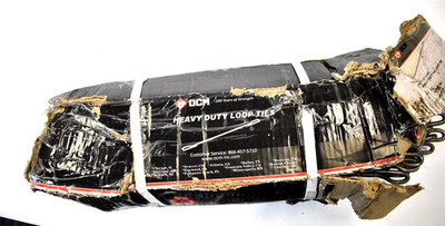 OCM Heavy Duty Loop Ties 14'' LTHD-14 100 Pack Metal 3000lb Working Load