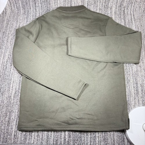 Peter Werth London N.1 Magson Polo Sweatshirt Long Sleeve Green Sz L - Picture 5 of 8