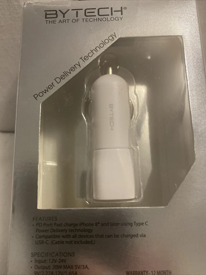 Bytech Fast Charging 20W Of Car Charger - Image 3 of 4
