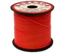 Pepperell Rexlace Plastic Craft Lace, 3/32-Inch Wide, Red