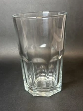 Vintage Libbey Crisa 40 Clear 8 panel Tumbler Glass REPLACEMENT 5 3/8” 13 Oz 