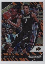 2020-21 Panini Prizm Draft Picks Choice Tiger Stripes Prizm Tyler Bey #35 6fs