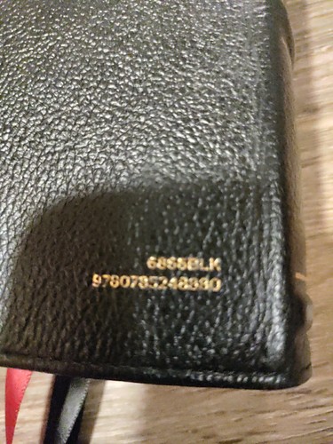 ⭐NKJV Reference Bible Classic Verse-by-Verse Center-Column Genuine Black Leather - Picture 3 of 11