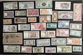 World Paper Money / Banknote Collectors Lots (36) Notes from around the World