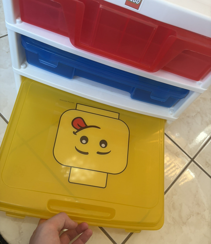 LEGO IRIS 3 Drawer Storage 2 SORTING TRAYS Tower Bin Organizer Container Minifig - Picture 9 of 11