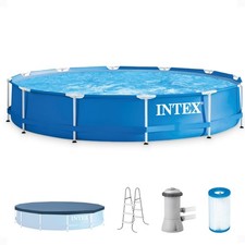 Intex 12x30 Swimming Pool w/ Pump, Pool Ladde...