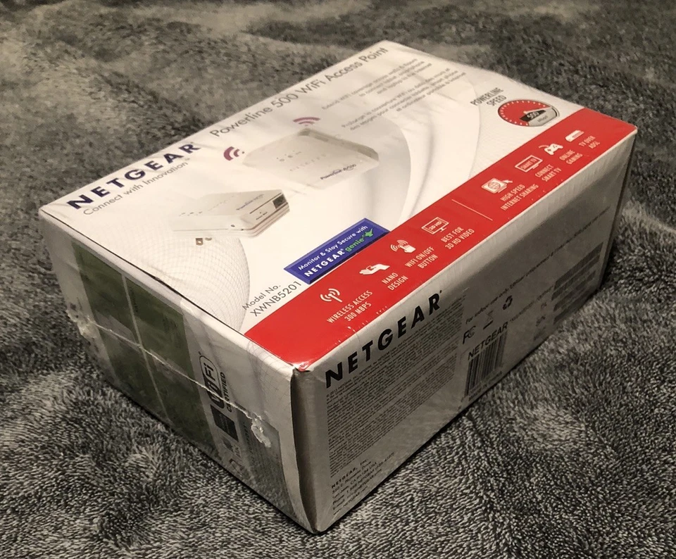 Netgear Powerline 500 WiFi Access Point, Model XWNB5201 **BRAND NEW!** - Image 3 of 4