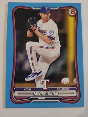2026 Bowman - Jacob deGrom #64 Sky Blue /499