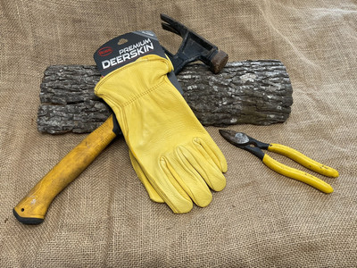 NEW BOSS PREMIUM DEERSKIN LEATHER GLOVES,B84081- XLARGE FAST SHIPPING  