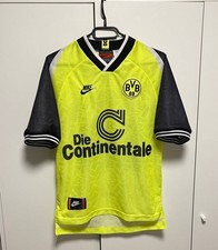 VERY RARE Borussia Dortmund #10 Moller Home Football Soccer  shirt 1995-1996