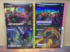 Magic the Gathering Omega Collector Box Lot - Aetherdrift Neon Edge Tarkir - New