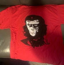 Vintage Che Guevara x Planet of the Apes Shirt large Hanes used good shape 