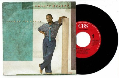 Philip BAILEY 45 Runden Single Vinyl 7'' State Of The Heart CBS 7053 EX