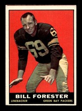1961 Topps #46 Bill Forester Packers EX+ *2p