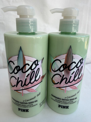 Victoria's Secret  COCO CHILL Body  Lotion 14 oz Discontinued Coconut 2 Pack Set