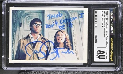 BARRY BOSTWICK SIGNED 1980 FTCC THE ROCKY HORROR PICTURE SHOW #27 CGC JSA AUTO
