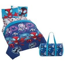 Marvel Spidey  His Amazing Friends Twin Size Comforter Set - 4 Piece Include...