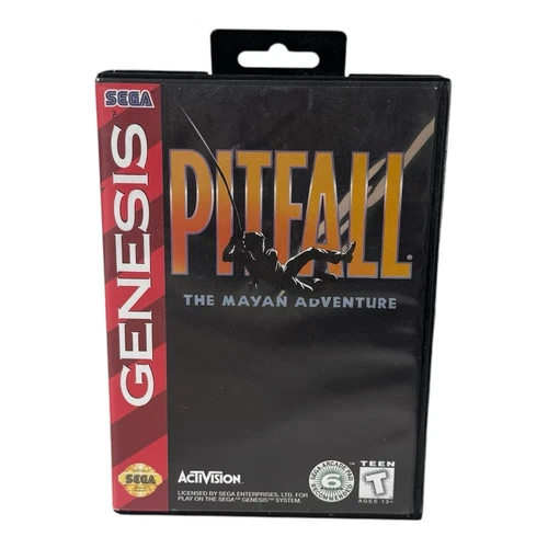 Pitfall: The Mayan Adventure (Sega Genesis, 1994) Complete No Manual