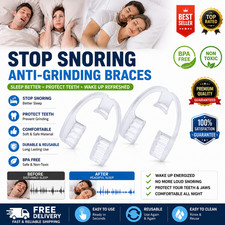 1/2/5 PCS Teeth Guard Dental Mouth Grinding Bruxism Night Tray Aid Gum Shield**