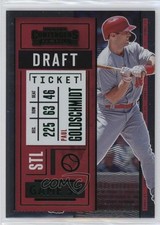 2020 Panini Contenders Draft Ticket Green 74/299 Paul Goldschmidt #70 0t2