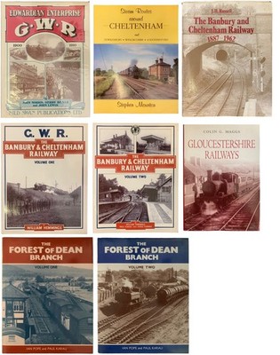 Gloucestershire Eisenbahn Bücher Cheltenham, Tewkesbury, Forest of Dean, Toddington