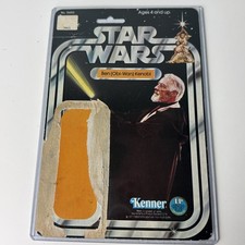 Vintage Star Wars Ben Obi-Wan Kenobi 12A Card Back Kenner 1977 ANH