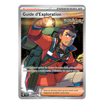 Exploration Guide 200/162   Pokemon Karte EV05 Zeitkräfte EV5 FA NM