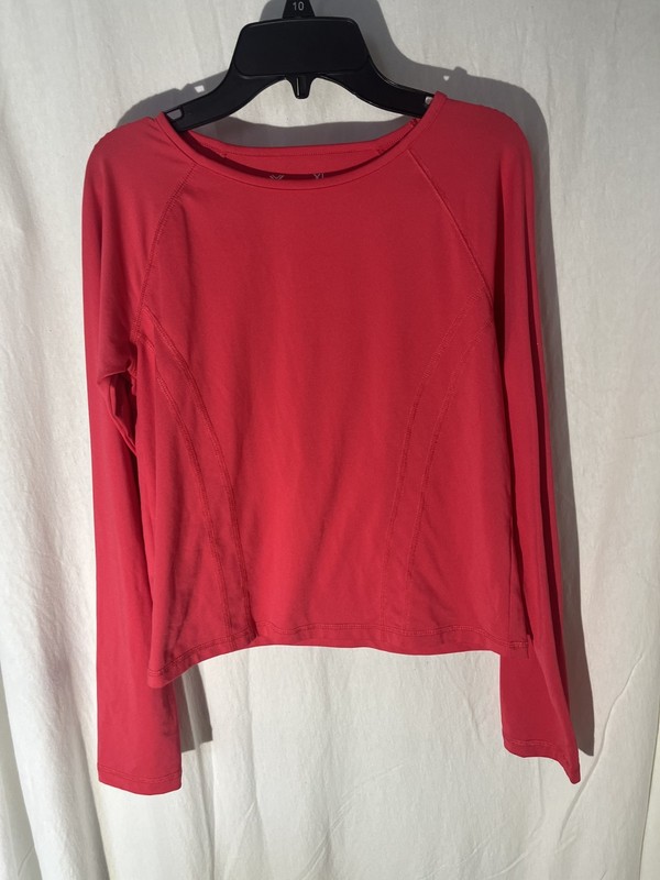girls xersion pink size XL 16 undershirt long sleeve