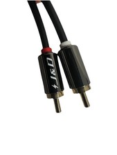 Gold Plated J D 2 RCA Extension Cable Heavy 3 Feet