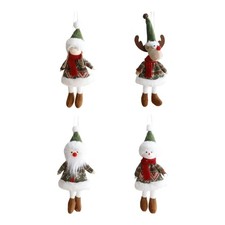 Girl/Elk/Santa/Snowman Pendant Decoration for Christmas Tree and Holiday Parties