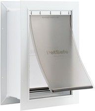 Never Rust Wall Entry Pet Door - Telescoping Frame - Insulates Better