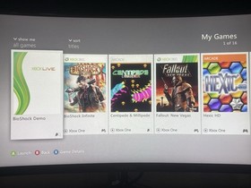 Xbox 360e 500 GB Megabundle W 29 Games, Afterglow Controller, Power Supply(READ)