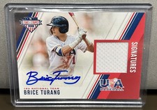 2018 Panini USA Baseball Stars & Stripes - Brice Turang Auto Relic /299