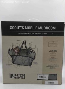 Duluth Trading Co Scout’s Mobile Mudroom Dog Waterproof Car Seat Cover With Box
