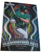2022 Panini Prizm Baseball Matt Olson Oakland Athletics Illumination #IL-12 (L6