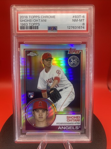 Shohei Ohtani #83T-6 2018 Topps Chrome 1983 card