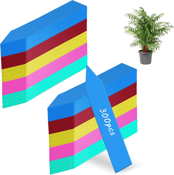 Pflanzenschilder,Pflanzenstecker Zum Beschriften,Bunte Pflanzenschilder Wetterfe-image