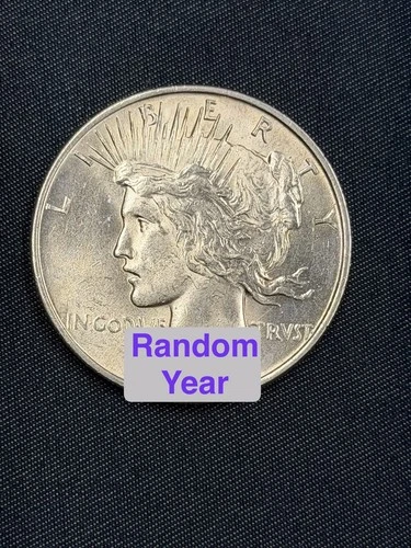 1922-1925 Peace Silver Dollar AU (Random Year)
