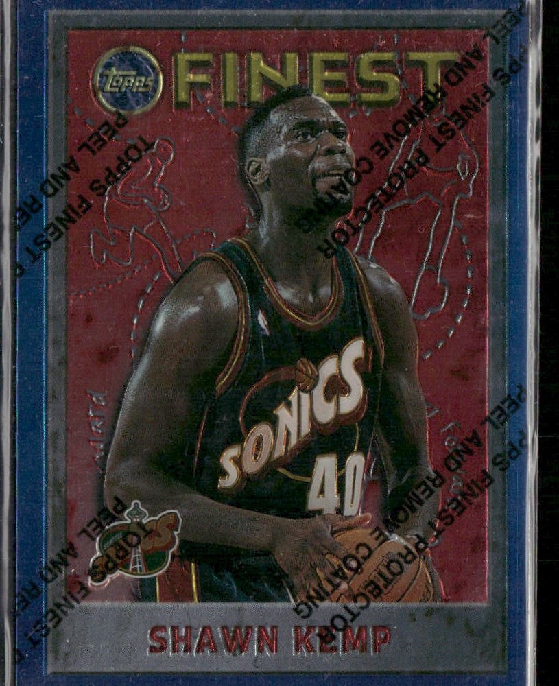 1995-96 Finest Shawn Kemp #159 Seattle SuperSonics